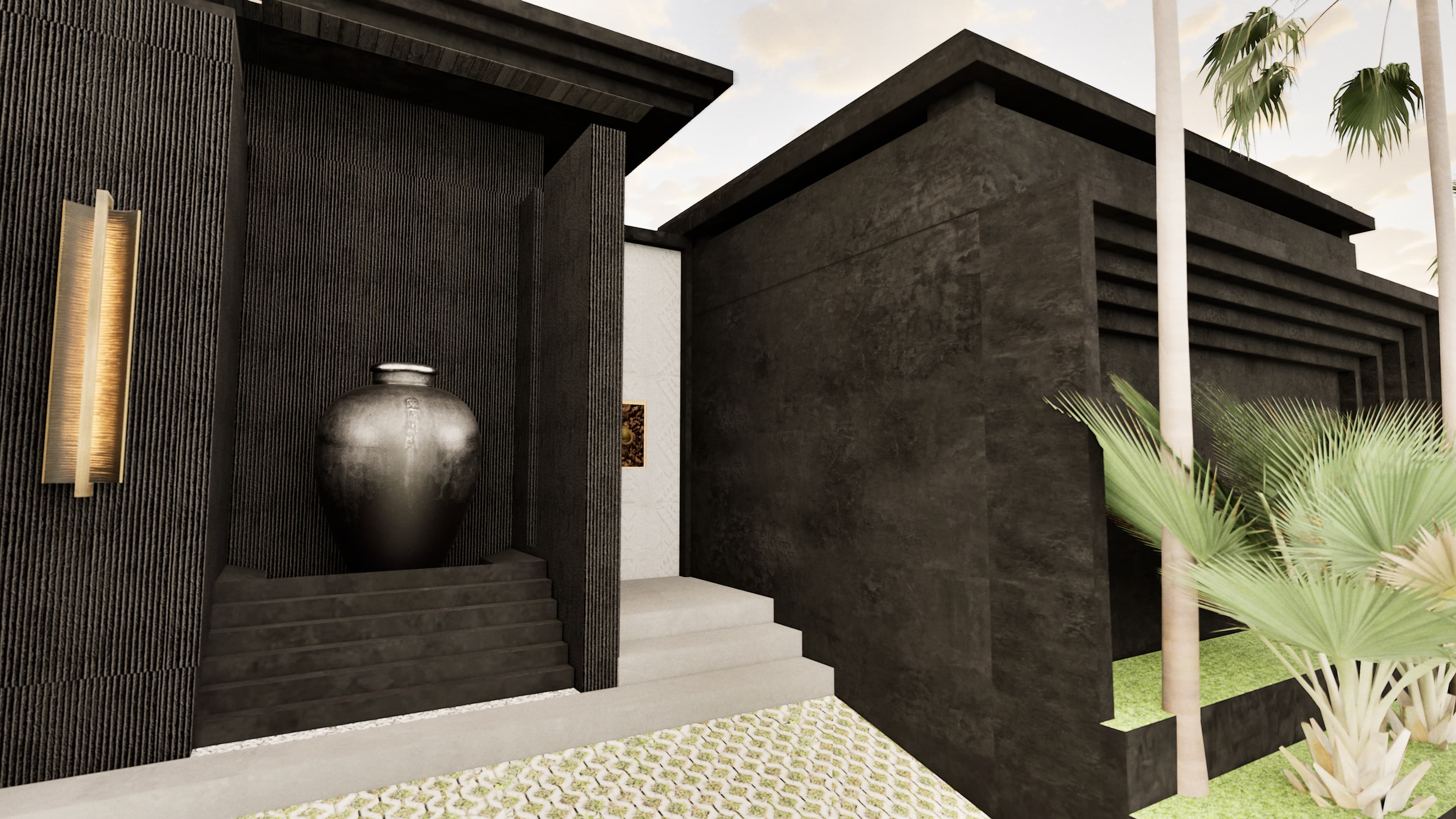 Niwa living area opening to the deck