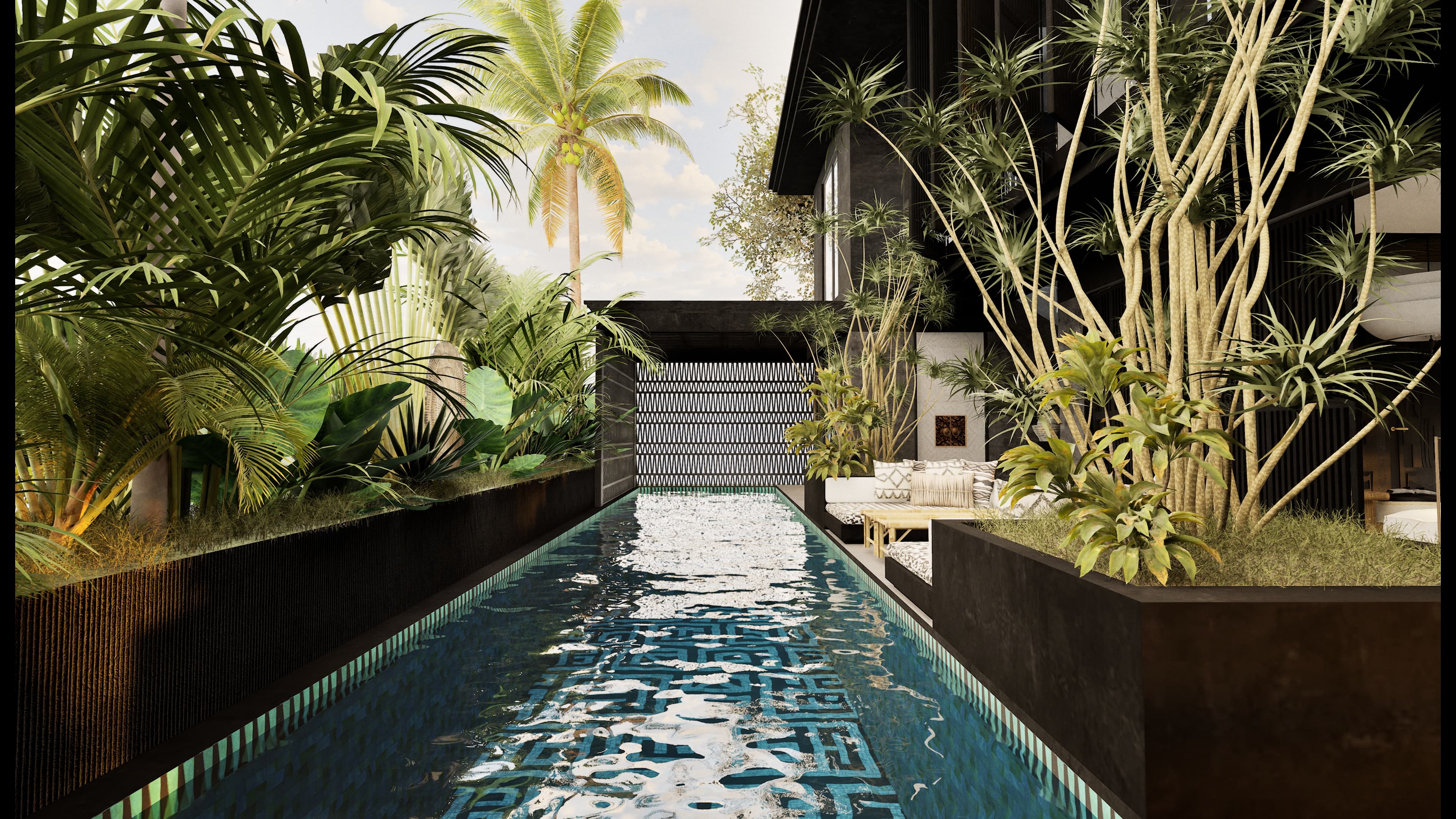 Sora pavilion at the highest point of the masterplan